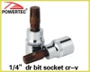 1/4"dr bit socket cr-v
