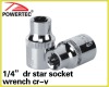 1/4"dr star socket wrench cr-v