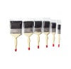 1''-4'' professional wood handle black bristle oil paint brush set