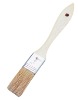 1'' nature long wooden handle high quality synthetic fiber hair paint brush