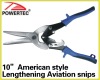 10" American style Lengthening aviation snips