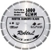 10'' Laser welded segmented small diamond saw blade for fast dry cutting Medium and Hard material--GEWM