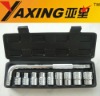 10 pcs 1/2" socket wrench kit