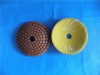 100# Concave diamond floor polishing pad