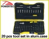 100pcs Screwdrivers tool set in alum.case