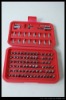 100pcs cr-v material screwdriver bits set in plastic box