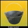 10L Flexible heavy duty rubber construction buckets