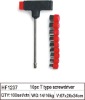 10pc T type screwdriver