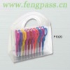 10pcs craft zig zag paper cutting scissors set with display box P1020