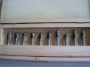 10pcs set tungsten carbide burrs
