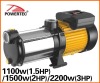 1100/1500/2200W 1.5/2/3HP self priming pump