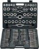110pc alloy steel mertic or sae tap and die set in tool