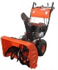 11hp gasoline snow blower with wheels and tracks optional with two lights