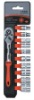 11pcs 1/4"Dr. socket wrench set