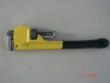 12" heavy duty type pipe wrench with dipped handle