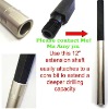 12 inches Core Drill Bit Extension 11/4-7famale to 11/4-7 male
