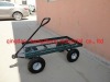1200 lbs utility flatbed mesh cart