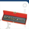 12PCS 1/2" DR. & 1/4" DR. TORQUE SOCKET SET