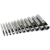 12pc Leather Hollow Punch Set
