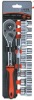 12pcs 1/4"Dr. socket wrench set