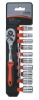 12pcs 1/4"Dr. socket wrench set