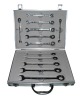 12pcs ratchet combination wrench