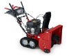 13hp portable gasoline snow thrower with track wheels