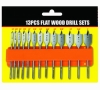13pcs Flat Wood Bits Set