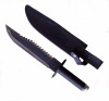 14" Rambo knife with leather sheath