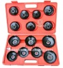 14PCS Oil Filter Cap Type Wrench ( Steel material )
