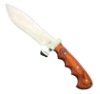 15'' Color wood handle fixed blade stainless steel knife