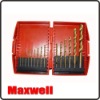 15pcs HSS Titanium Drill Set