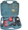 17PC drill set (masonry drills,twist drills,wood drills,flat wood drills,cordless screwdrivers )