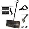 18 inch poly blade snow pusher with wear strip,black