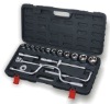 19pcs 1/2" Dr.socket sets car repair kit