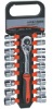 19pcs 3/8"Dr. socket wrench set