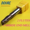 2 flutes tungsten solid carbide square end mill/cut tool