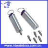 2011 HOT SALE Plastic TRIANGLE Mini screwdrivers Kit KEYCHAIN