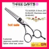 2011 excellent special style SUS440C STEEL scissors (TD-3A5528,5.5inch,28teeth)