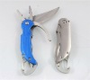 2012 Mini lovely multi function pocket keychain LED knife A99..