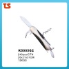 2012 New design multi function novelty pocket knife with LED light(K5005G2