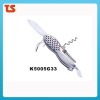 2012 New design multi function novelty pocket knife with LED light(K5005G33