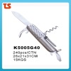 2012 New design multi function novelty pocket knife with LED light(K5005G40
