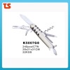 2012 New design multi function novelty pocket knife with LED light(K5005G8