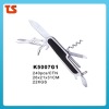 2012 New design multi function novelty pocket knife with LED light(K5007G1