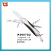 2012 New design multi function novelty pocket knife with LED light(K5007G2