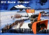 2012 Super gasoline snow thrower