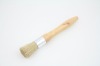 2012 new!! professional hardwood handle polyester hair round brush