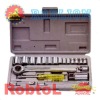 21PCS SOCKET SET(1/4" & 3/8")---SKGX