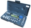 21pc 1/4" Dr. & 3/8" Dr. Socket Set